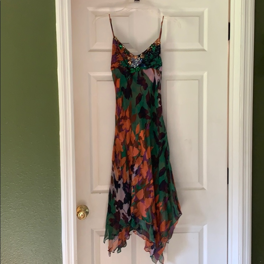 BCBG Max Azaria asymmetrical dress
